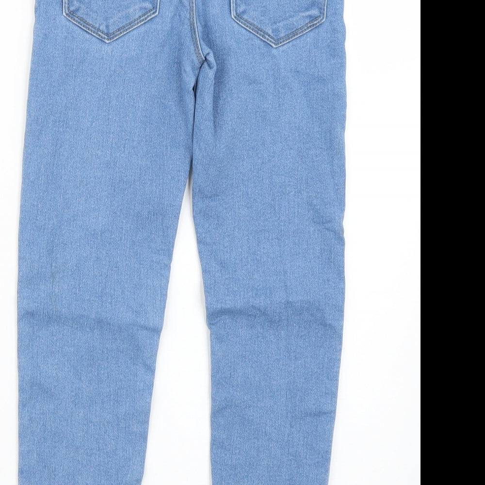 Denim & Co. Girls Blue   Jegging Jeans Size 6-7 Years