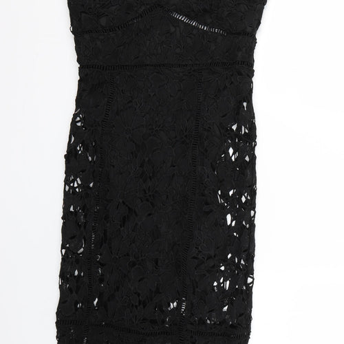 Boohoo Womens Black   Bodycon  Size 10