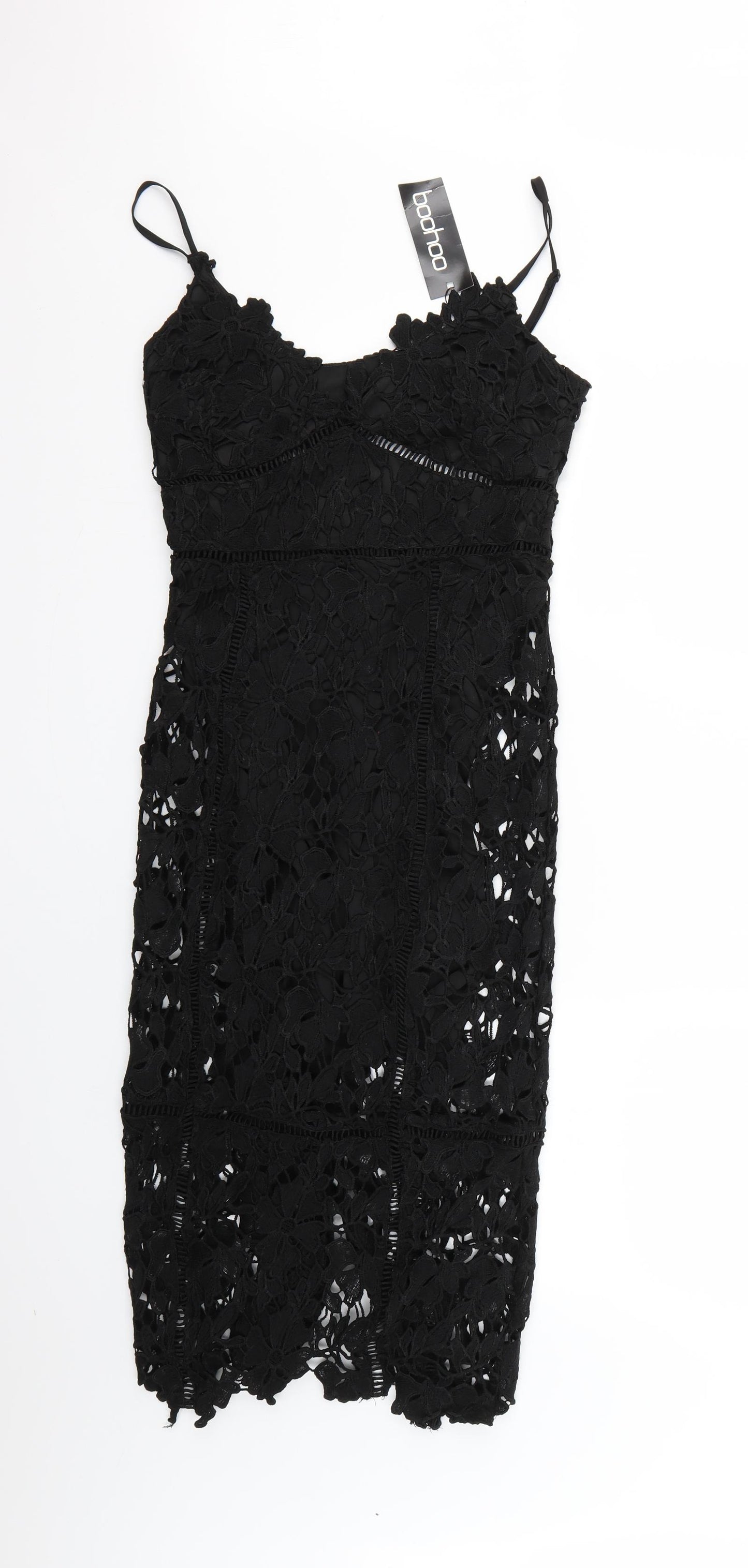 Boohoo Womens Black   Bodycon  Size 10