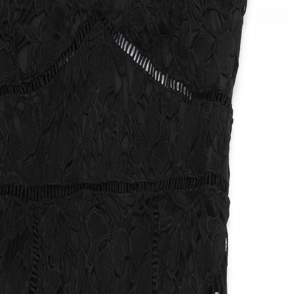 Boohoo Womens Black   Bodycon  Size 10