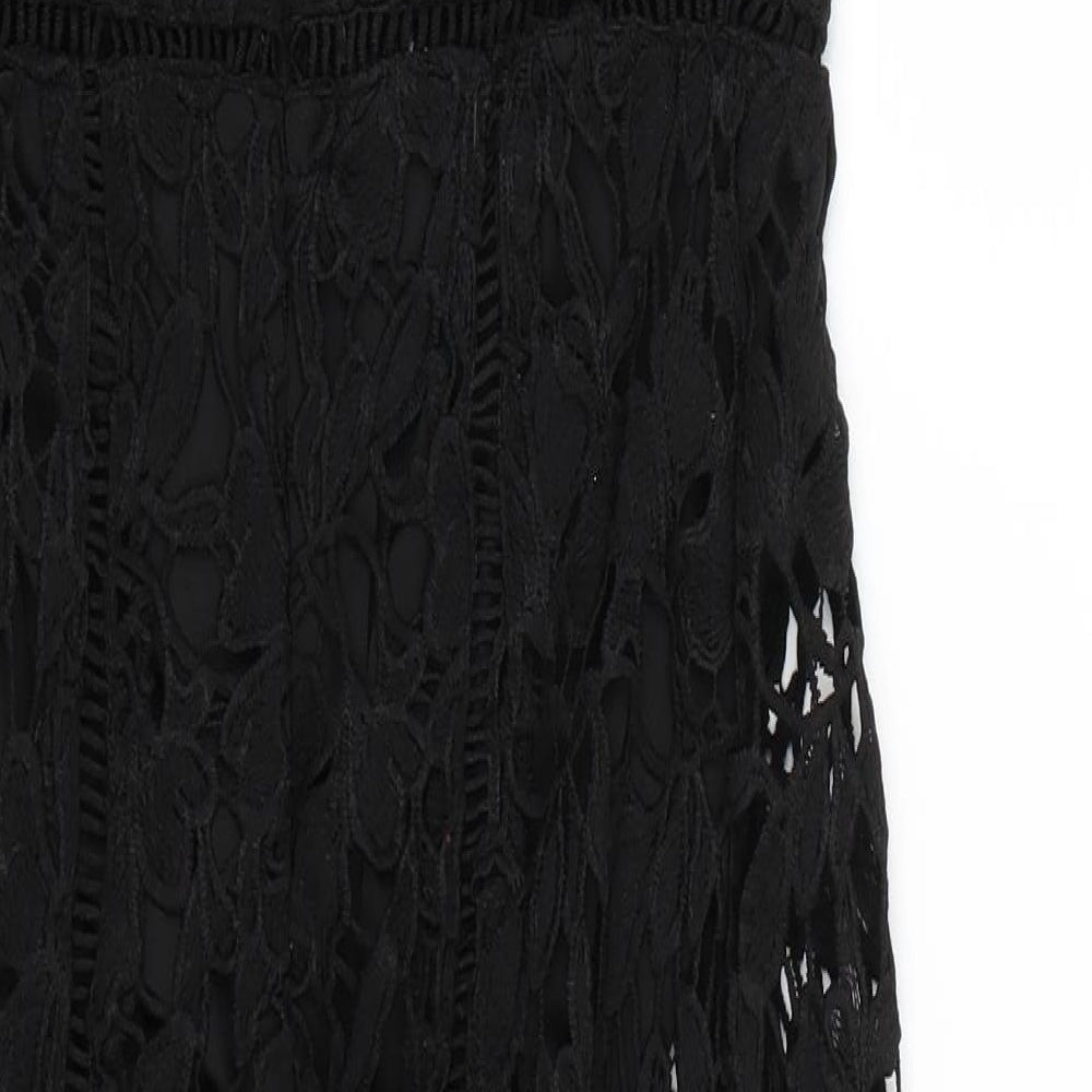 Boohoo Womens Black   Bodycon  Size 10