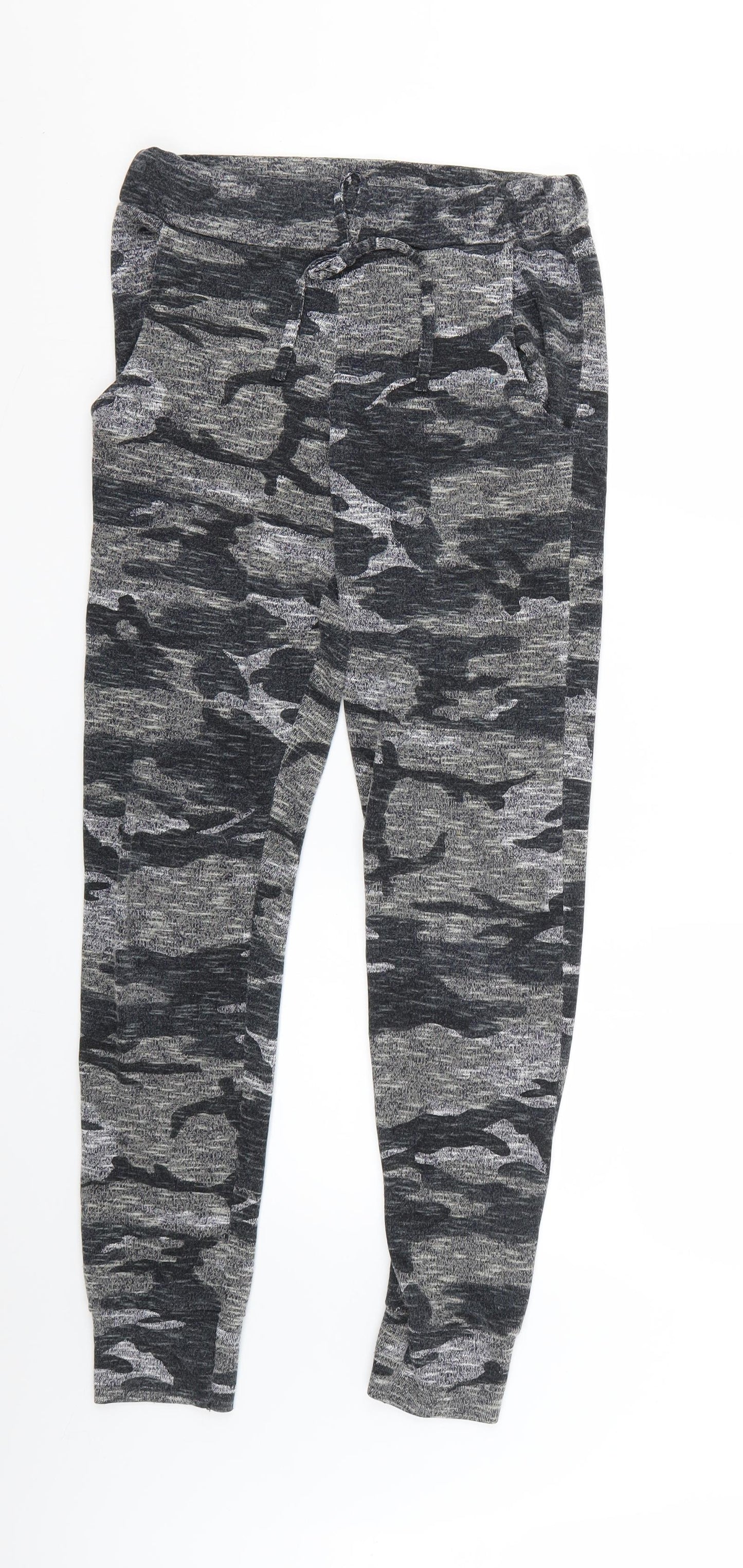 Preworn Womens Multicoloured Camouflage  Jogger Trousers Size M L25 in