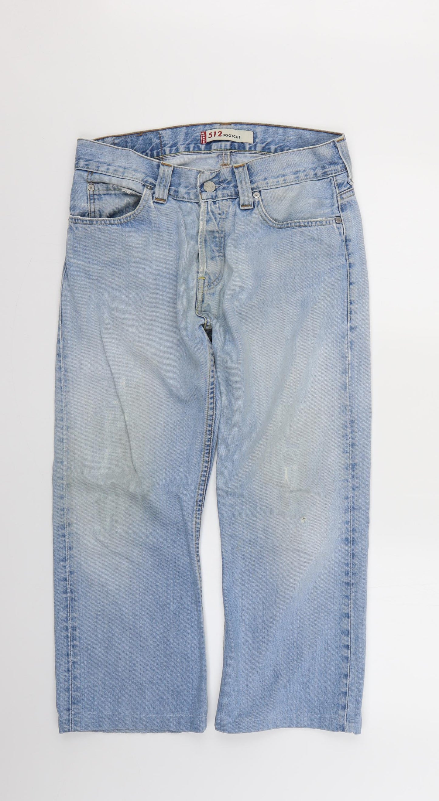 levis Mens Blue   Cropped Jeans Size 32 L23 in