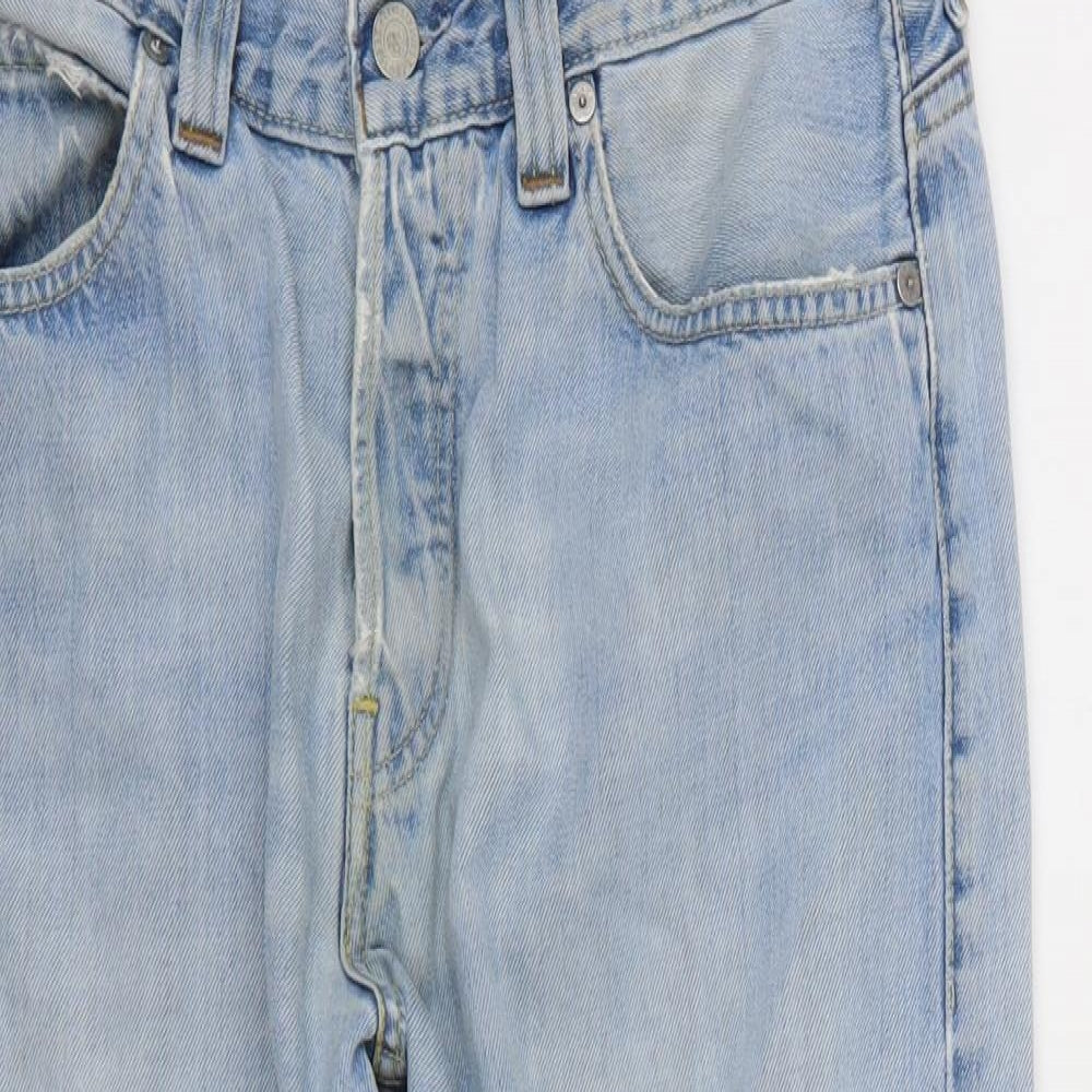 levis Mens Blue   Cropped Jeans Size 32 L23 in