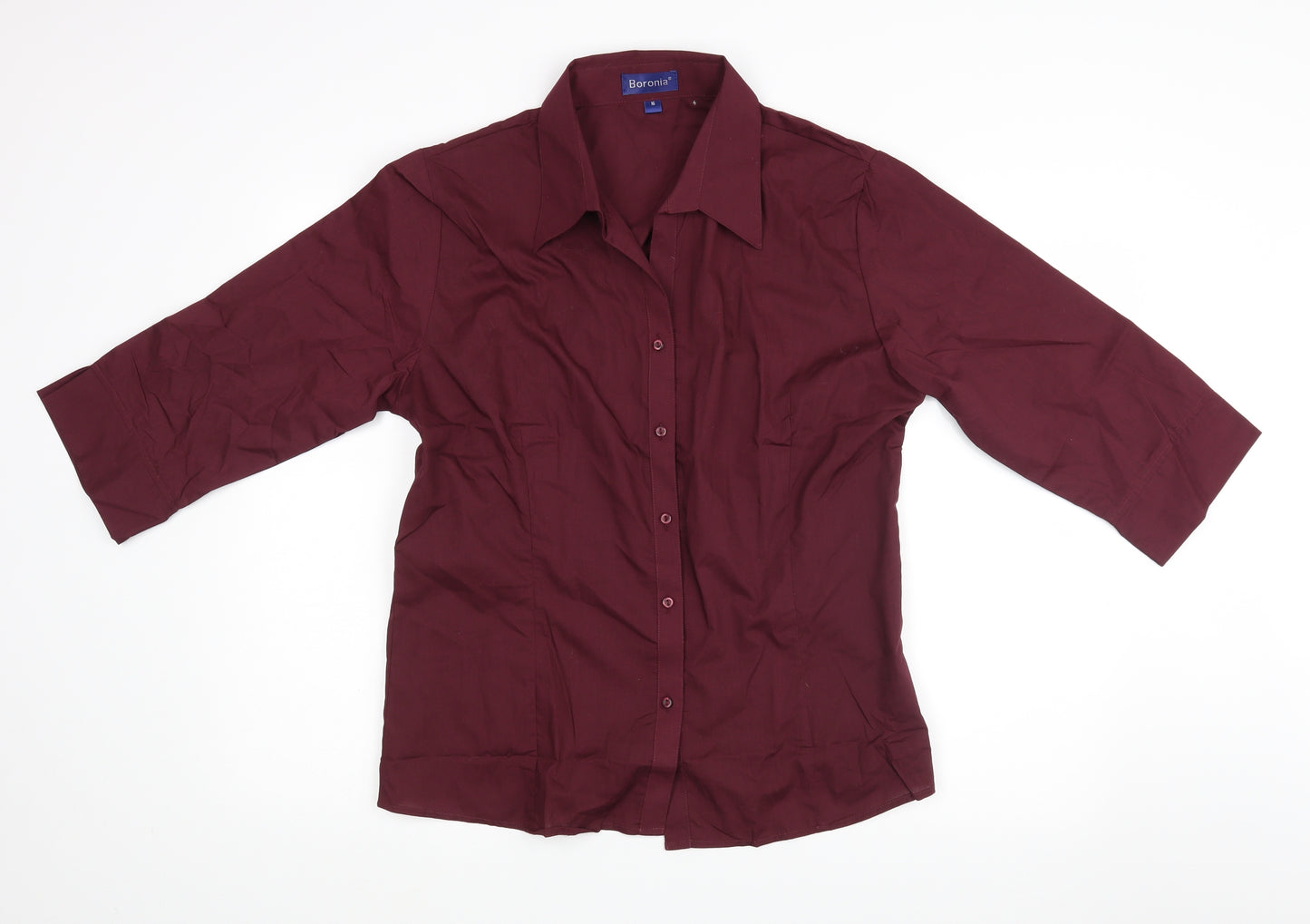 boronia Womens Purple   Basic Button-Up Size 16