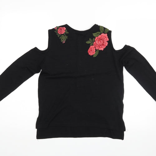 YD Girls Black   Basic Casual Size 12-13 Years