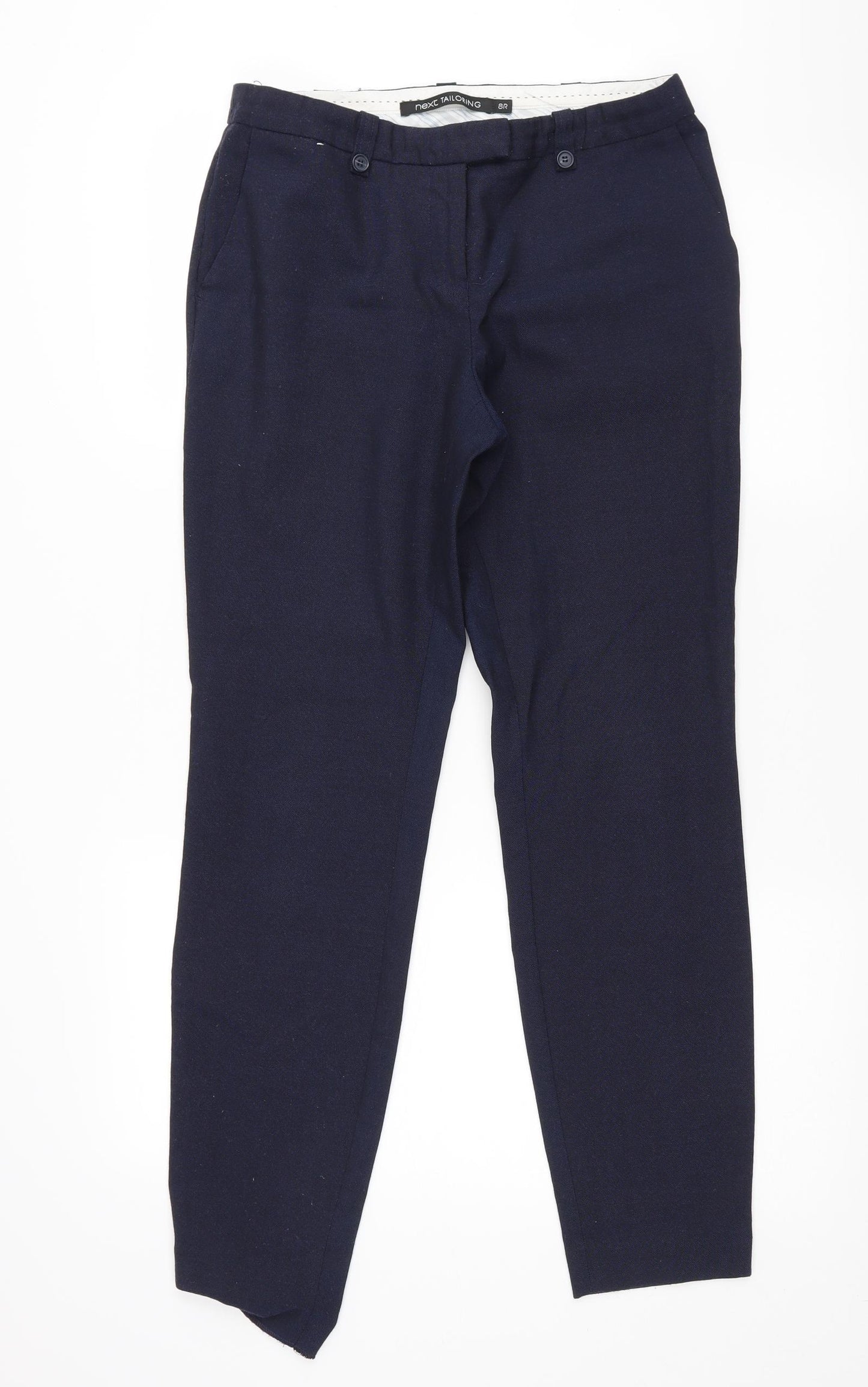 NEXT Womens Blue   Trousers  Size 8 L29 in