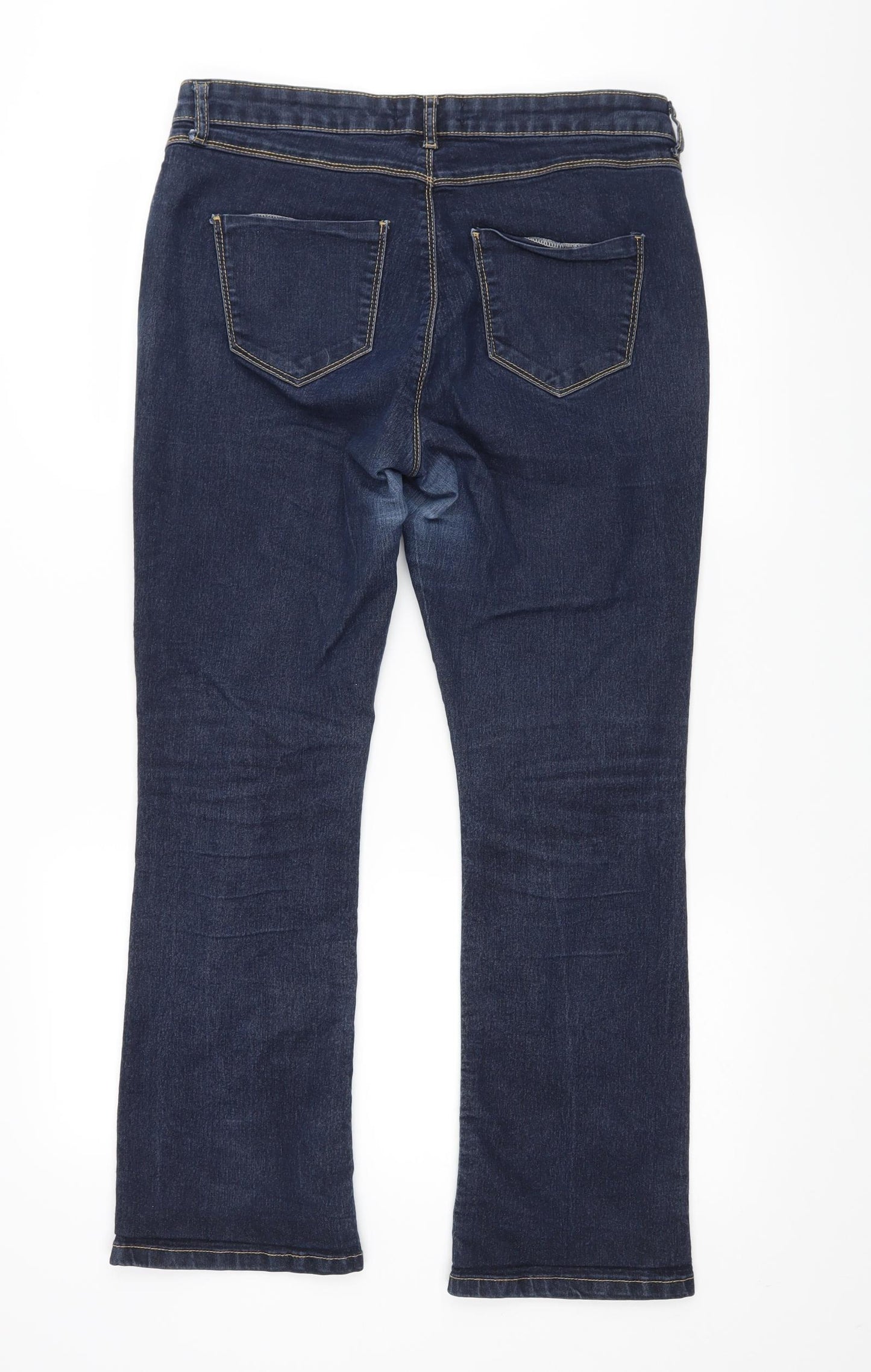 Dorothy Perkins Womens Blue   Bootcut Jeans Size 14 L28.5 in