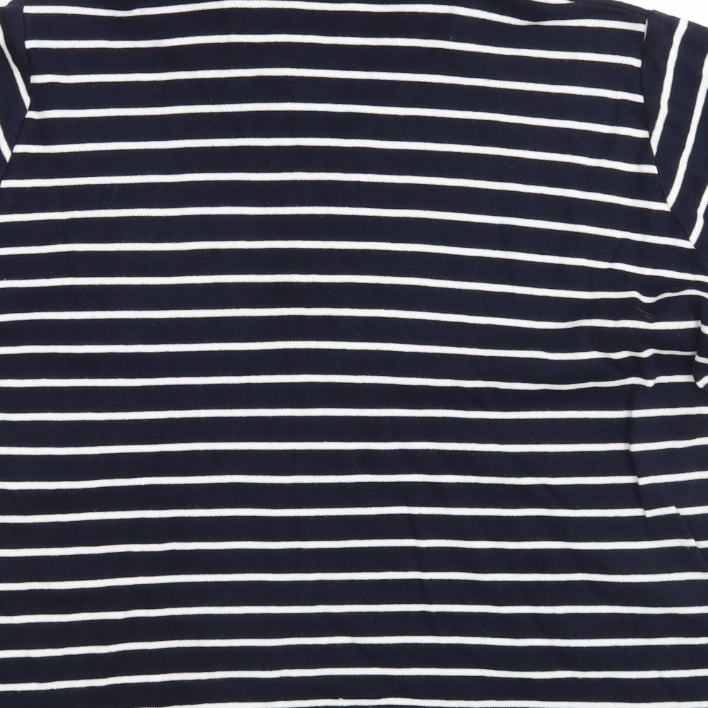 Isle Womens Multicoloured Striped  Basic Polo Size L