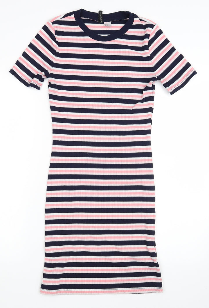 H&M Womens Multicoloured Striped  Mini  Size 38