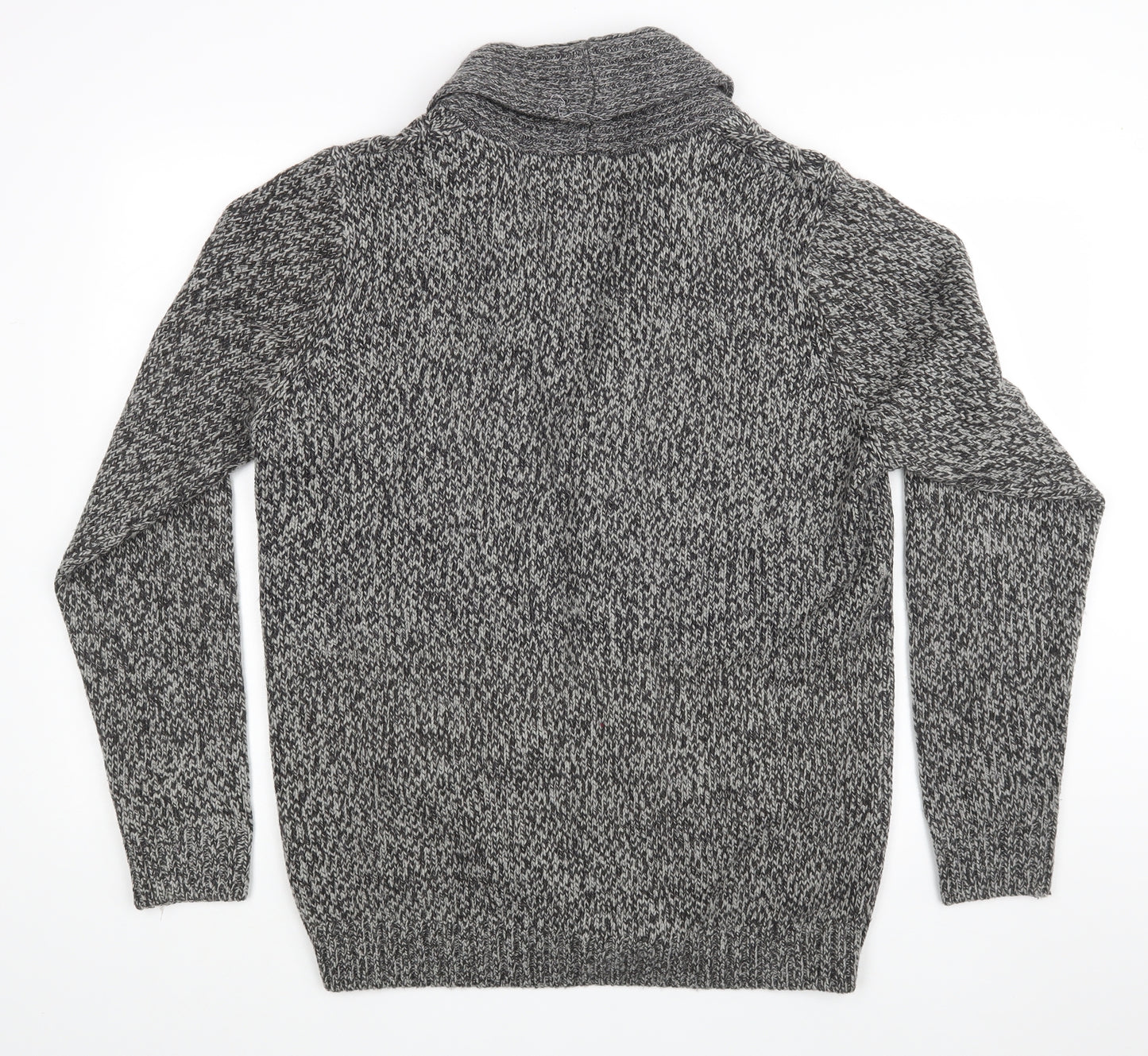 Cedar Wood State Mens Grey   Cardigan Jumper Size L