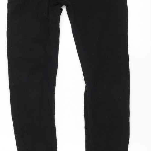 Denim & Co. Womens Black   Skinny Jeans Size 28 L31 in