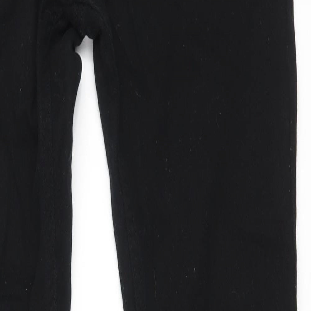 Denim & Co. Womens Black   Skinny Jeans Size 28 L31 in