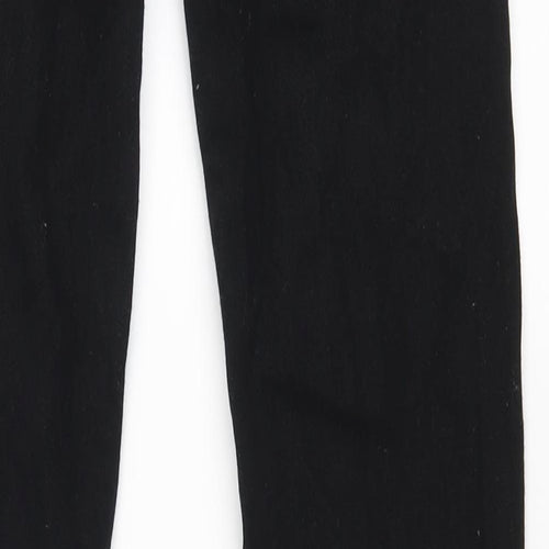 Denim & Co. Womens Black   Skinny Jeans Size 28 L31 in