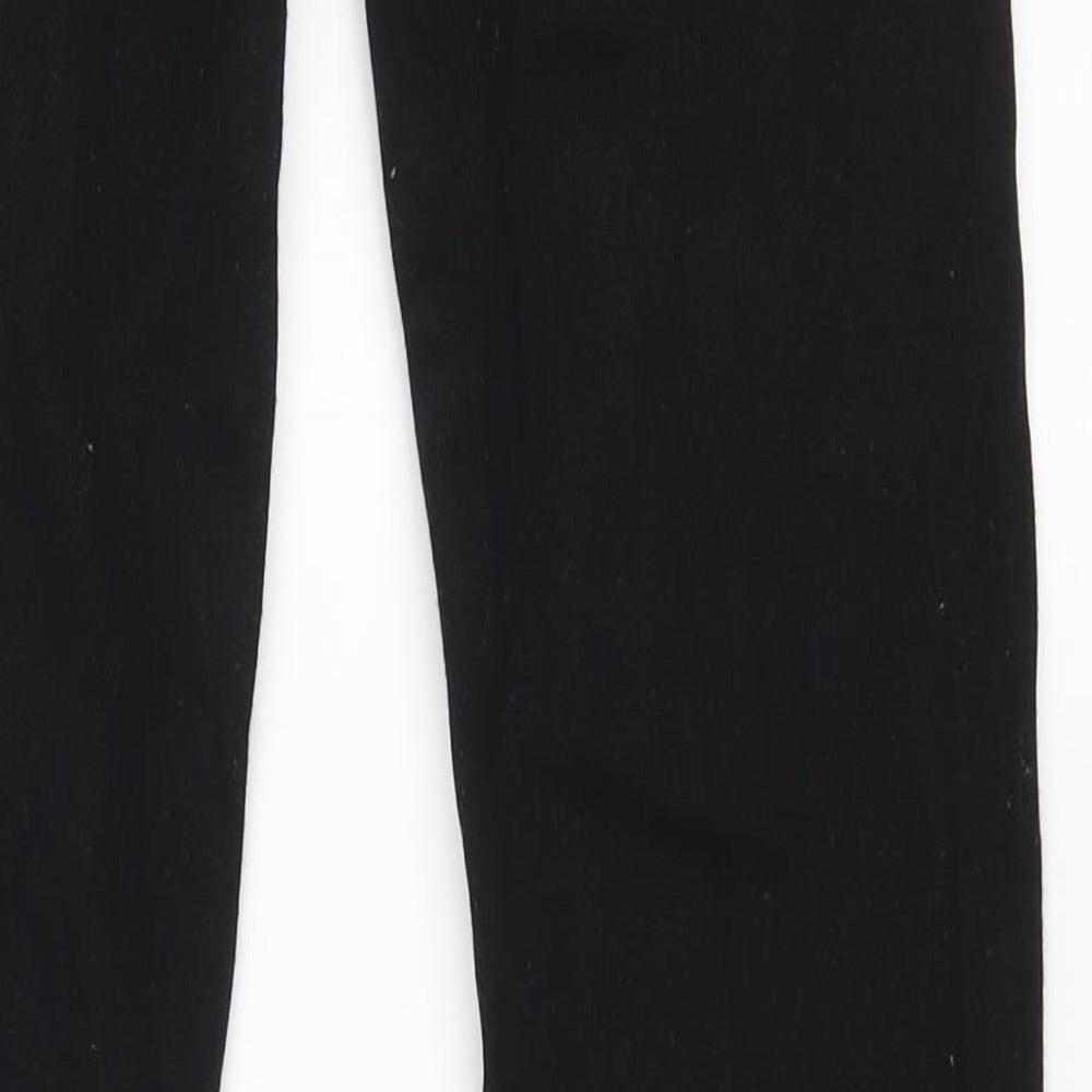 Denim & Co. Womens Black   Skinny Jeans Size 28 L31 in