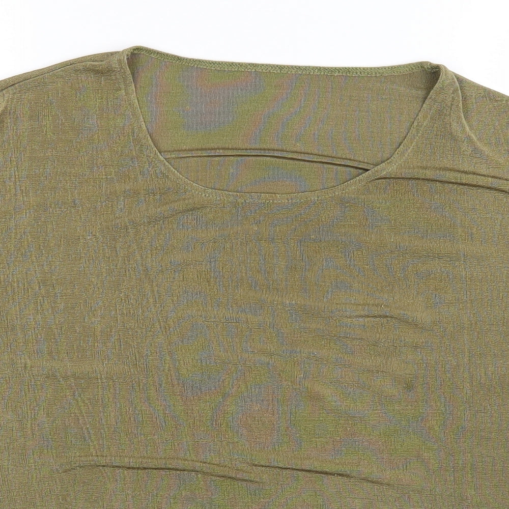 Classics Womens Gold   Basic T-Shirt Size 26
