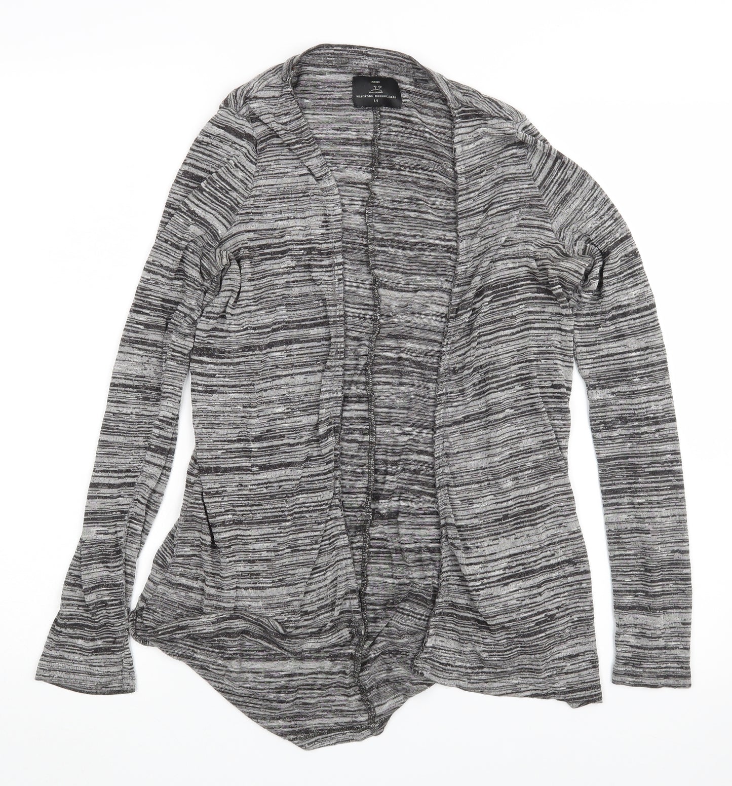 NEXT Womens Grey   Cardigan Jumper Size 14