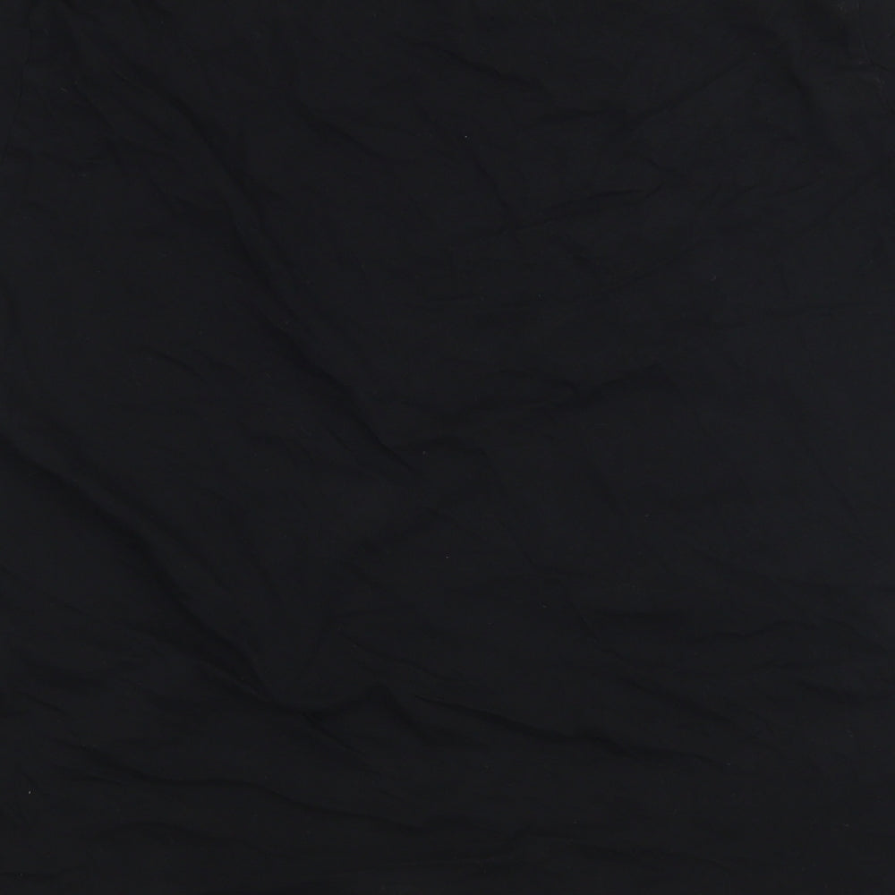 Marks and Spencer Womens Black Solid  Top Pyjama Top Size 18