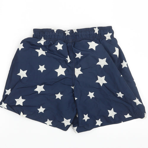 H&M Girls Blue Spotted  Bermuda Shorts Size 9-10 Years