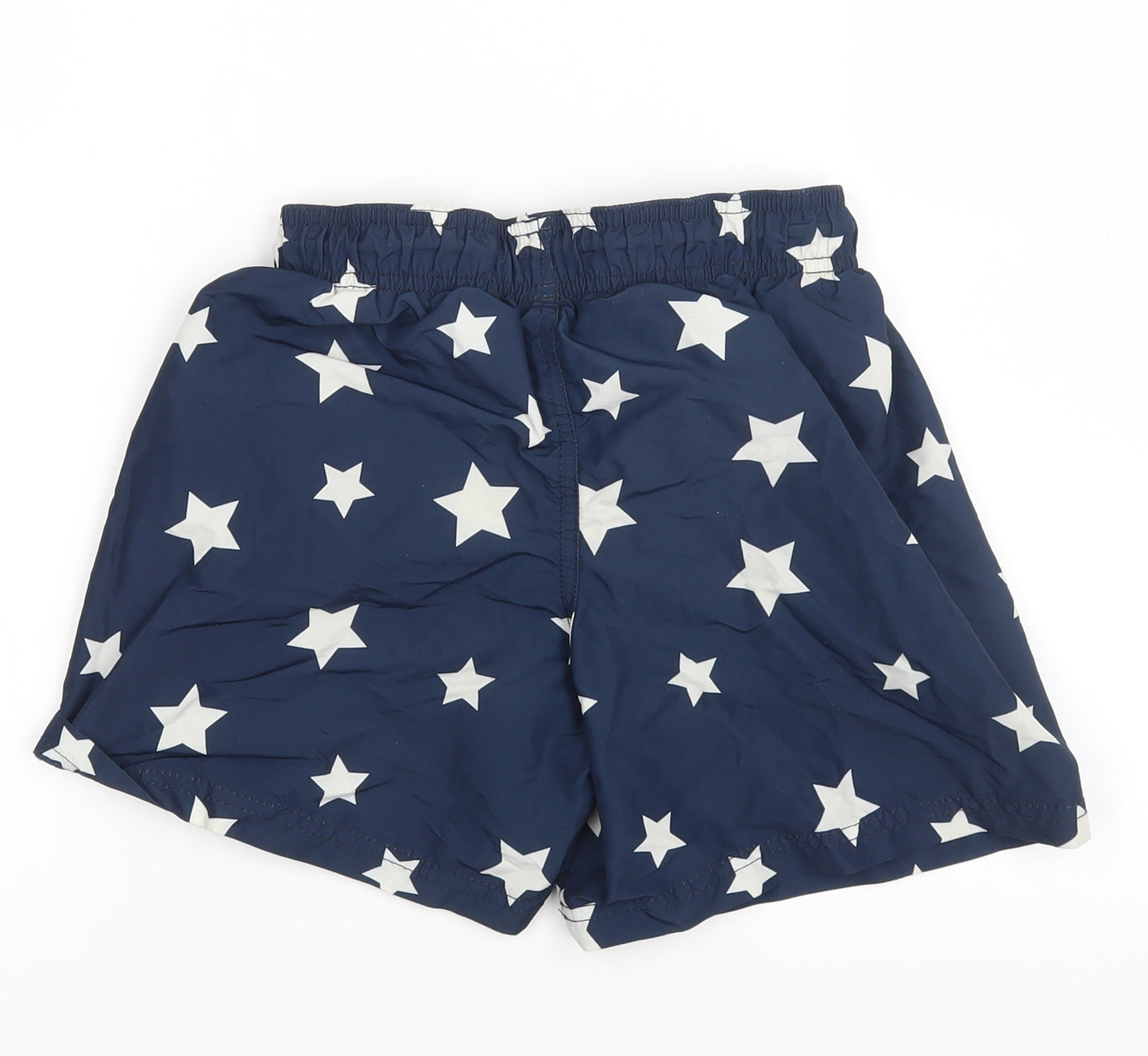 H&M Girls Blue Spotted  Bermuda Shorts Size 9-10 Years