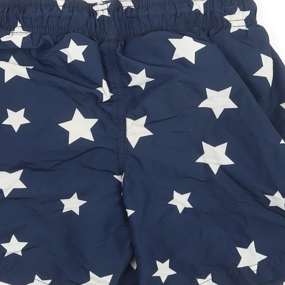 H&M Girls Blue Spotted  Bermuda Shorts Size 9-10 Years