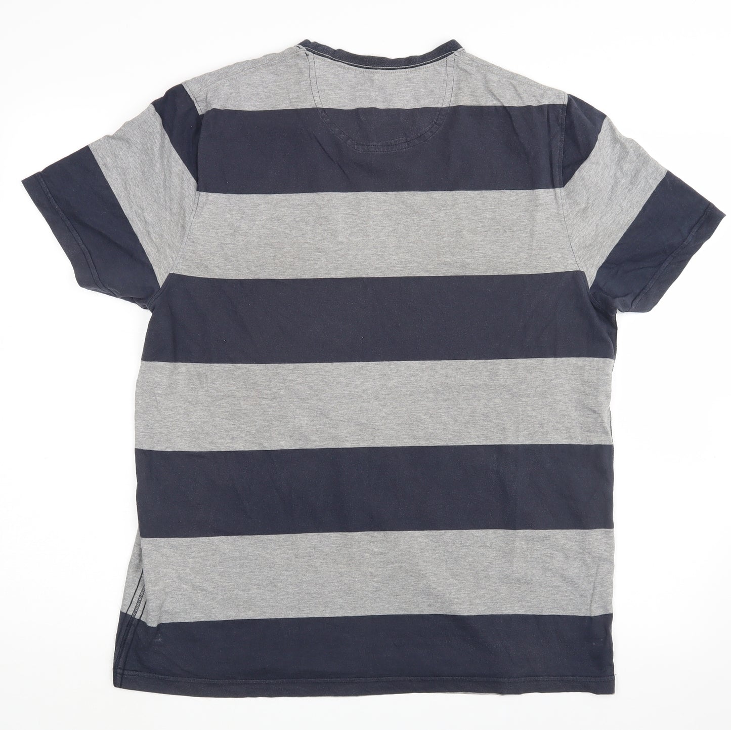 Henri Lloyd Mens Multicoloured Striped   T-Shirt Size XL