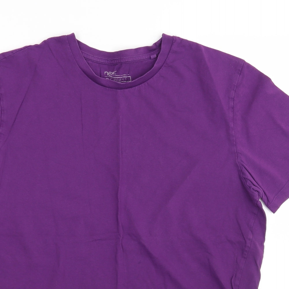 NEXT Mens Purple    T-Shirt Size M