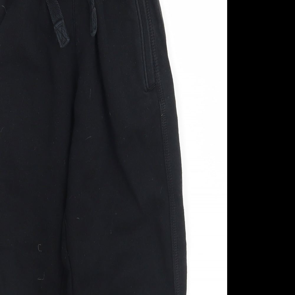 Marks and Spencer Boys Black   Jogger Trousers Size 4-5 Years