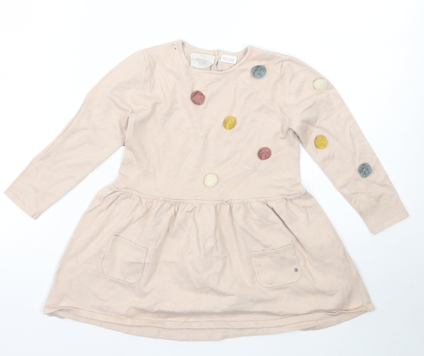 Zara Girls Beige   A-Line  Size 3-4 Years