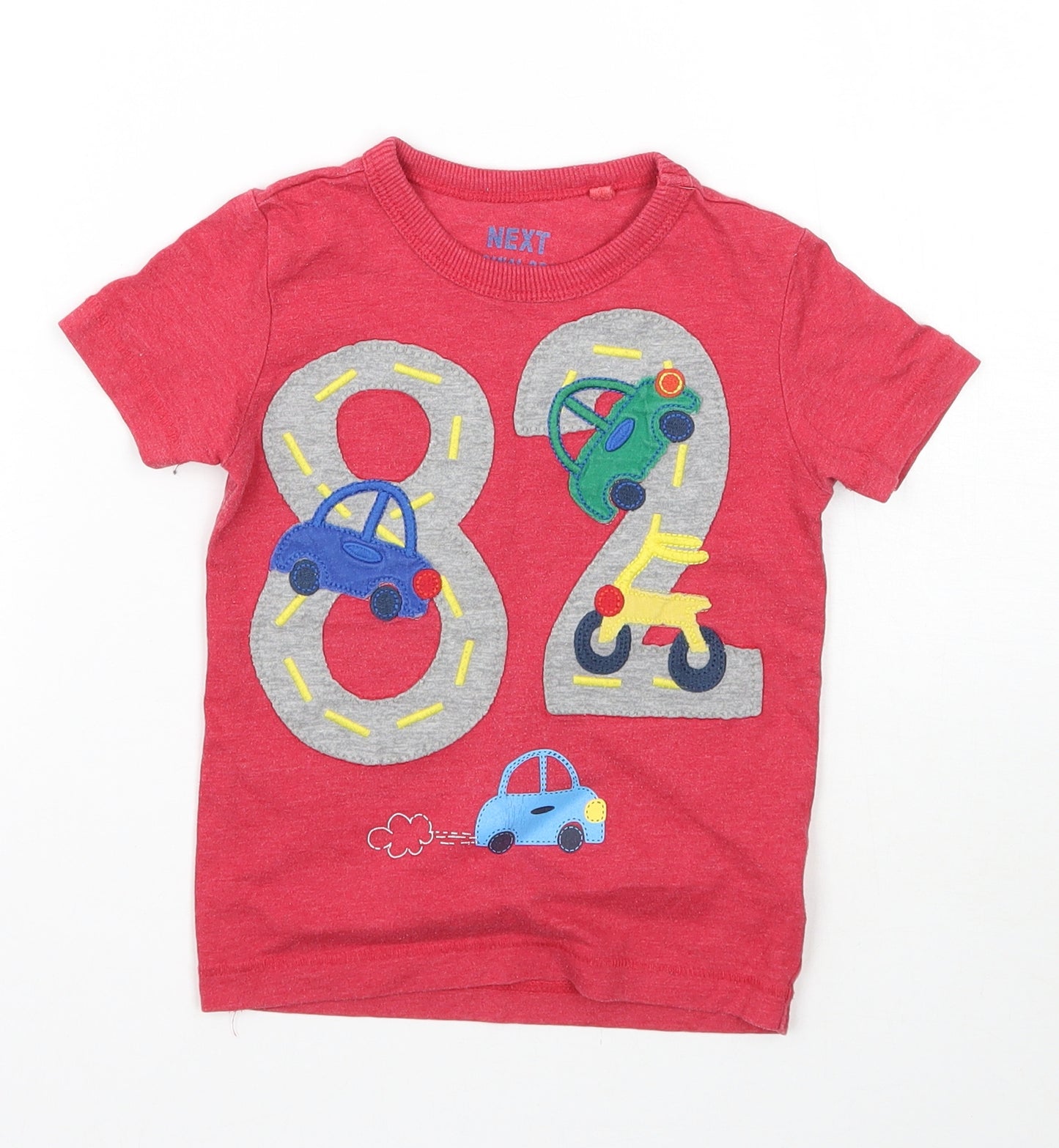 NEXT Boys Red   Basic T-Shirt Size 12-18 Months
