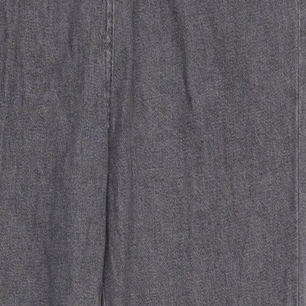 julipa Womens Grey   Straight Jeans Size 14 L30 in