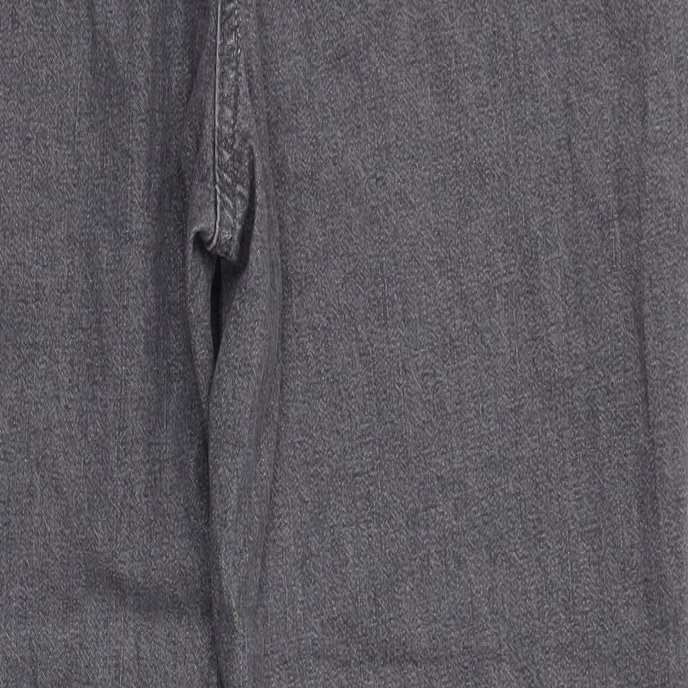 julipa Womens Grey   Straight Jeans Size 14 L30 in