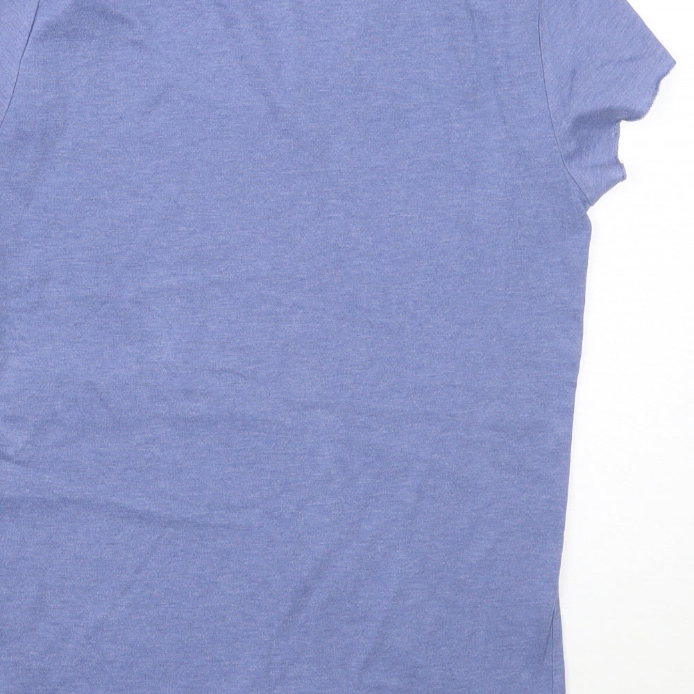 Galeries Lafayette Womens Blue   Basic T-Shirt Size 10