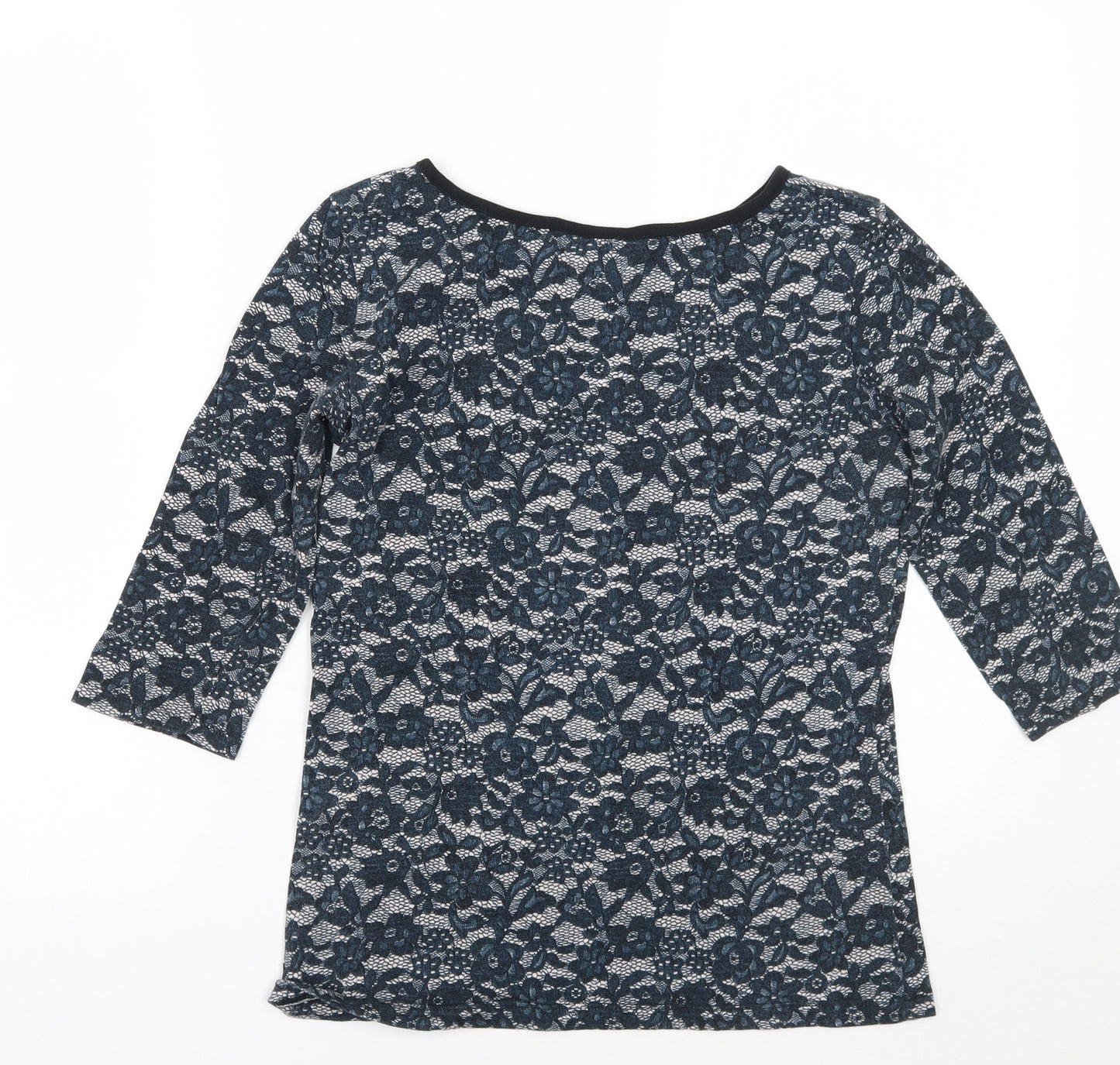 Dorothy Perkins Womens Green Floral  Basic T-Shirt Size 8