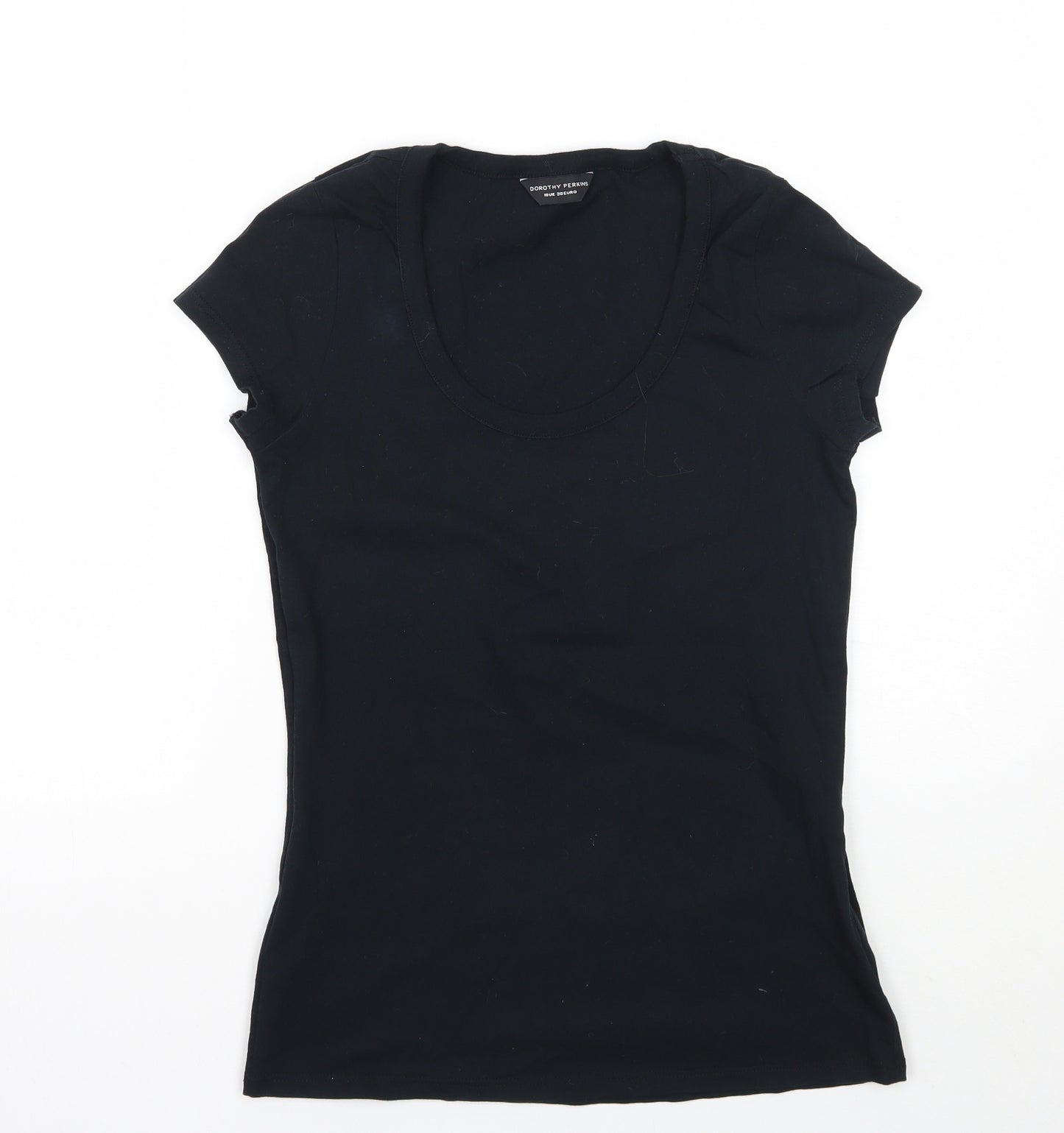 Dorothy Perkins Womens Black   Basic T-Shirt Size 10