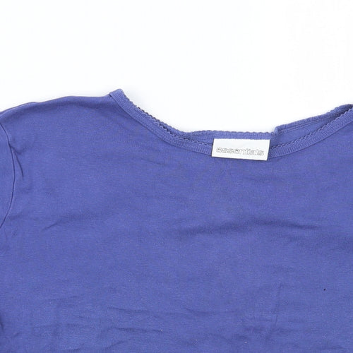 Essentials Womens Blue   Basic T-Shirt Size 20