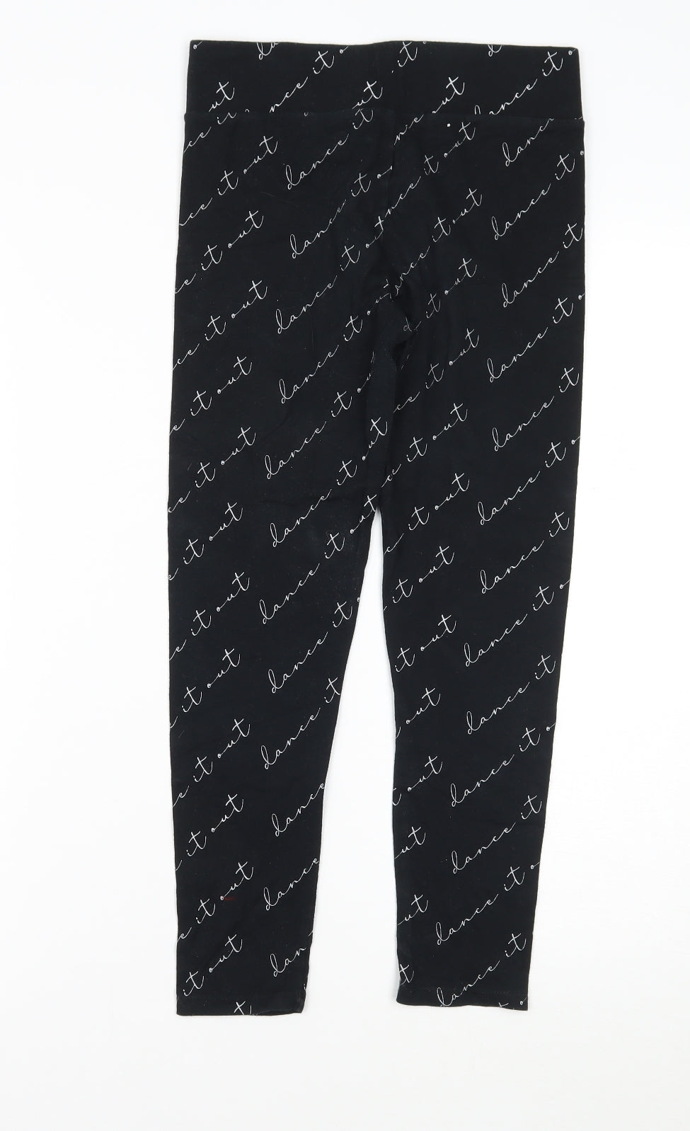 George Girls Black   Jegging Trousers Size 9-10 Years