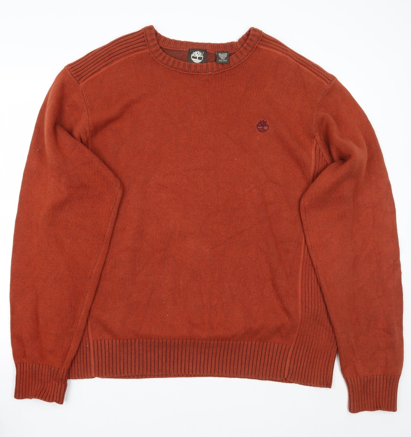Timberland Mens Orange   Pullover Jumper Size 2XL