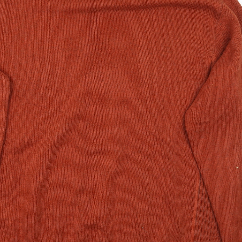 Timberland Mens Orange   Pullover Jumper Size 2XL