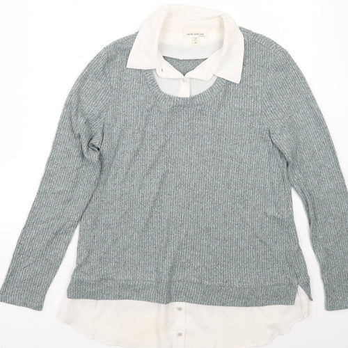 Faith & Joy Womens Green   Pullover Jumper Size M