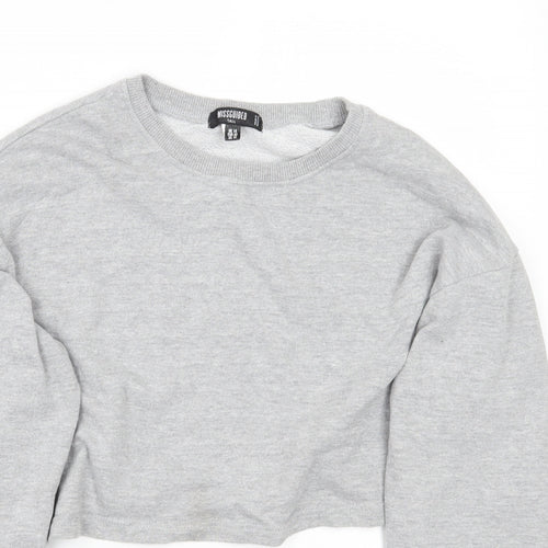 Missguided Womens Grey   Pullover Jumper Size 14