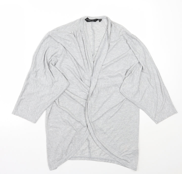 Dorothy Perkins Womens Grey   Cardigan Jumper Size M