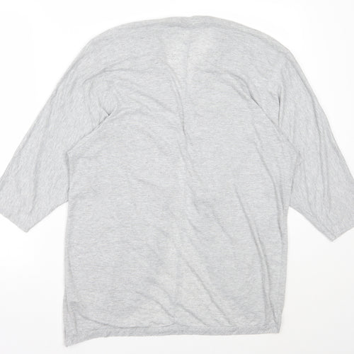 Dorothy Perkins Womens Grey   Cardigan Jumper Size M