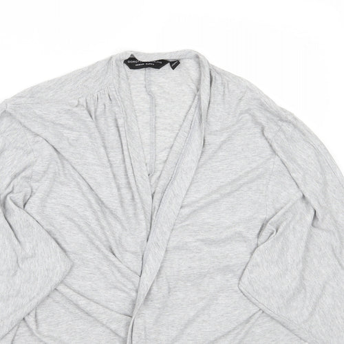 Dorothy Perkins Womens Grey   Cardigan Jumper Size M