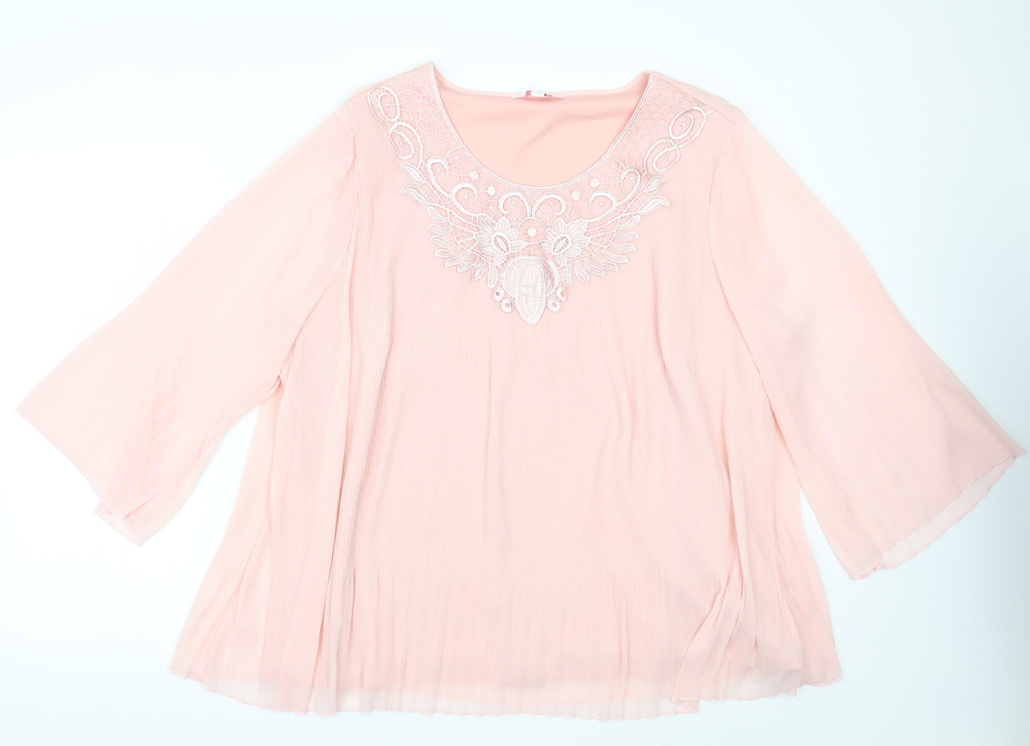 julipa Womens Pink   Basic Blouse Size 26