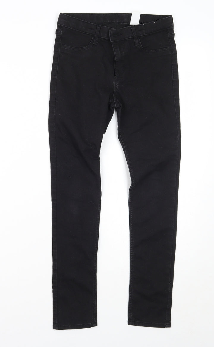 & denim Girls Black   Skinny Jeans Size 10-11 Years