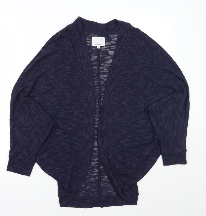 b.young Womens Blue Cardigan Jumper Size S