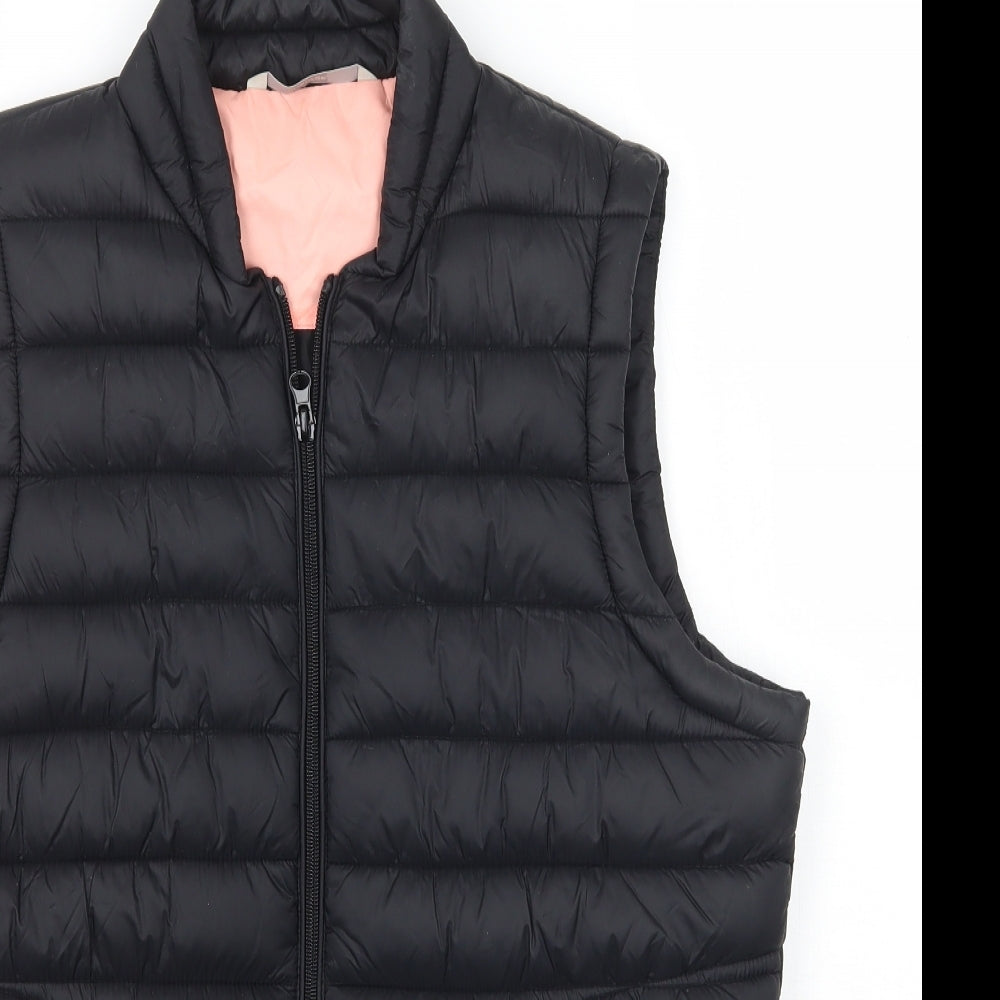 George Womens Black   Gilet Coat Size 12