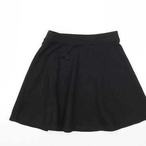 TU Girls Black   A-Line Skirt Size 9 Years - School wear
