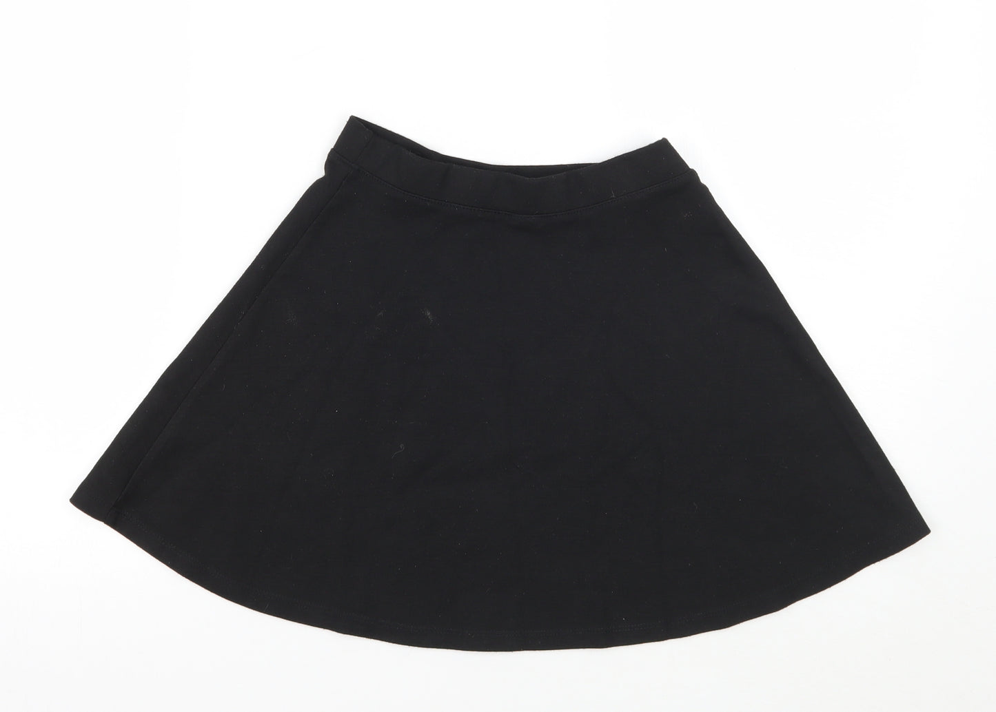 TU Girls Black   A-Line Skirt Size 9 Years - School wear